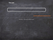 Tablet Screenshot of fret.com